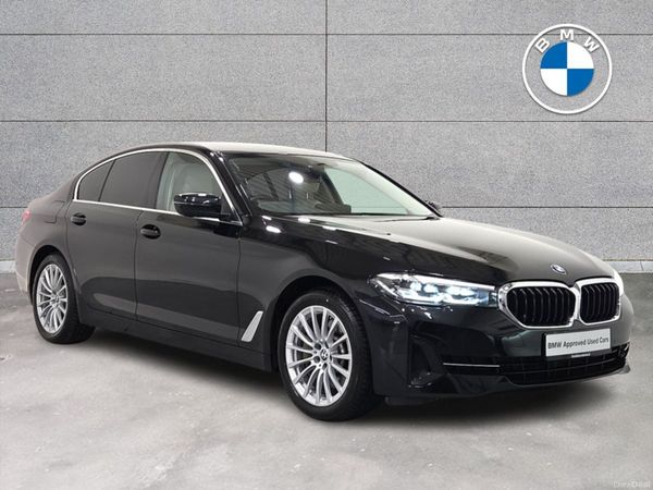 BMW 5-Series Saloon, Petrol Plug-in Hybrid, 2022, Black