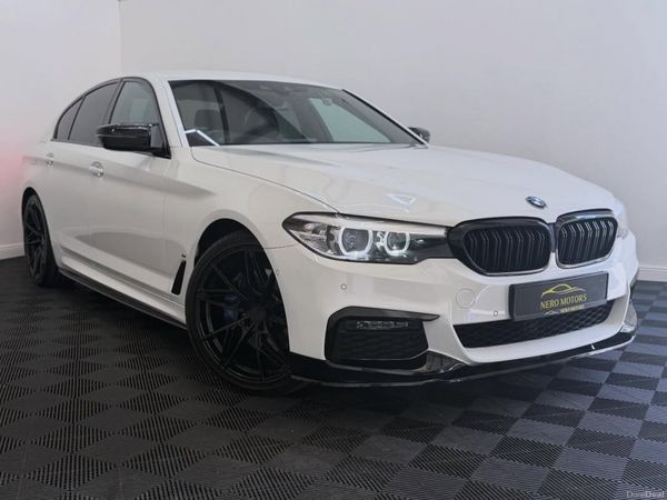 BMW 5-Series Saloon, Petrol Plug-in Hybrid, 2018, White