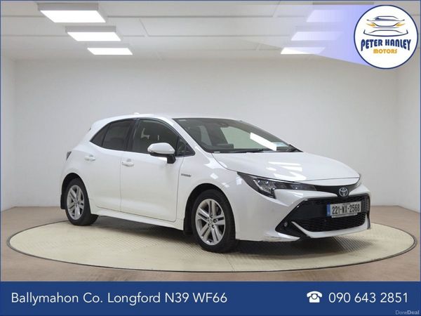 Toyota Corolla Hatchback, Petrol Hybrid, 2022, White