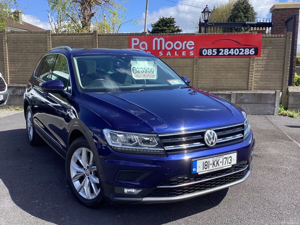 Volkswagen Tiguan SUV, Diesel, 2018, Blue