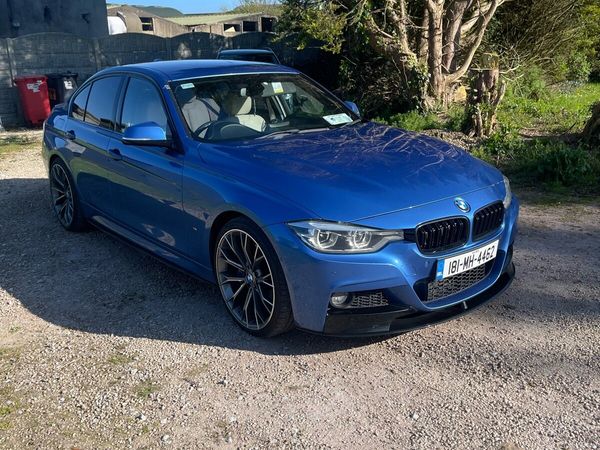 BMW 3-Series Saloon, Petrol Plug-in Hybrid, 2018, Blue