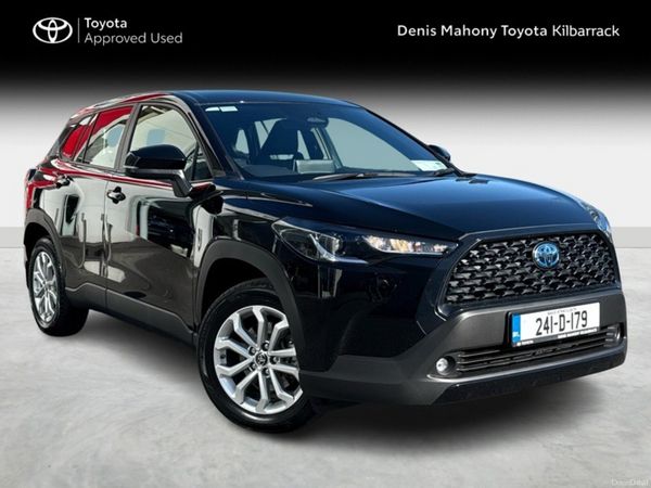 Toyota Corolla Cross SUV, Petrol Hybrid, 2024, Black