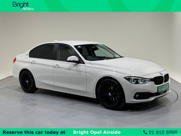BMW 3-Series Saloon, Petrol Hybrid, 2017, White