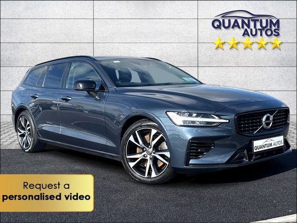 Volvo V60 Estate, Petrol Plug-in Hybrid, 2022, Blue
