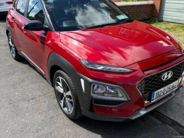 Hyundai KONA Hatchback, Diesel, 2019, Red