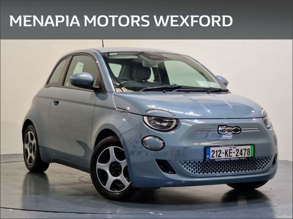 Fiat 500e Hatchback, Electric, 2021, Blue