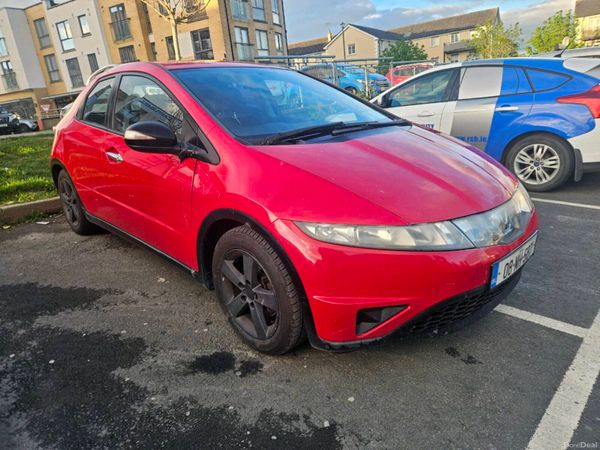 Honda Civic Hatchback, Petrol, 2008, Red