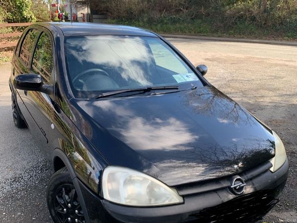 Opel Corsa Hatchback, Petrol, 2002, Black