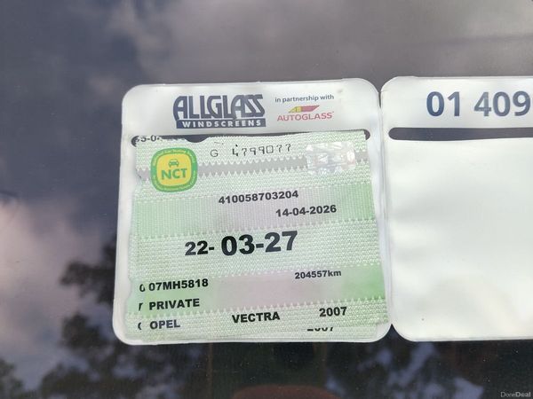 Opel Vectra Hatchback, Diesel, 2007, Black