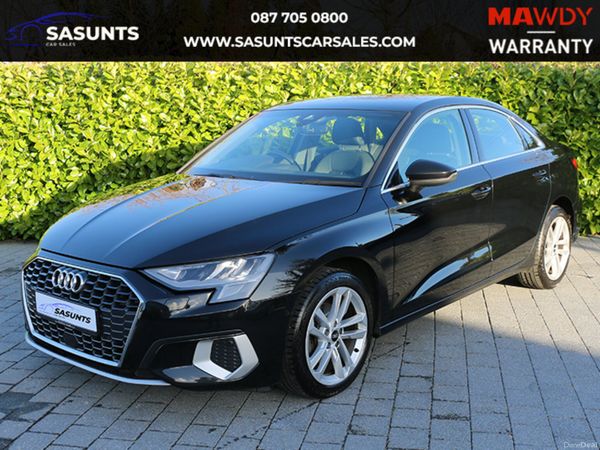 Audi A3 Saloon, Petrol Hybrid, 2021, Black