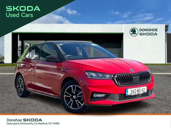 Skoda Fabia Hatchback, Petrol, 2024, Red