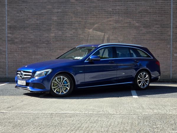 Mercedes-Benz C-Class Estate, Petrol Plug-in Hybrid, 2017, Blue