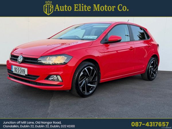 Volkswagen Polo Hatchback, Petrol, 2018, Red