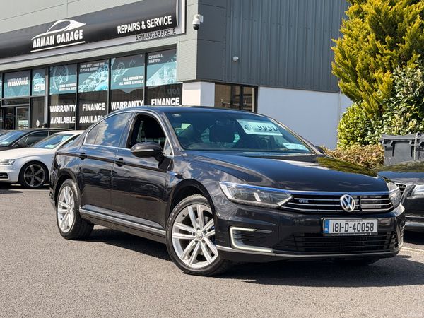 Volkswagen Passat Saloon, Petrol Plug-in Hybrid, 2018, Black