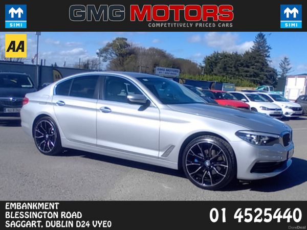 BMW 5-Series Saloon, Diesel, 2017, Silver