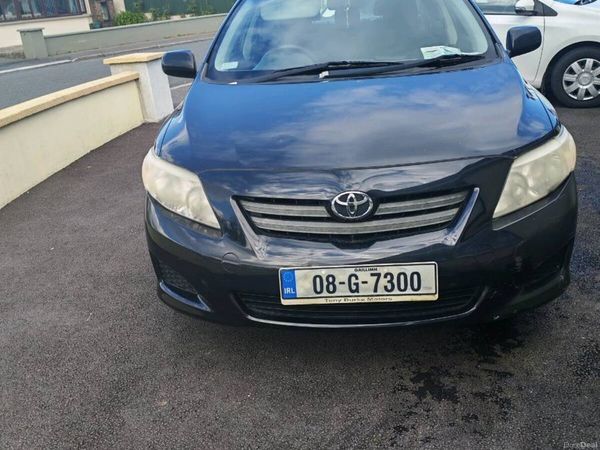 Toyota Corolla Saloon, Petrol, 2008, Black
