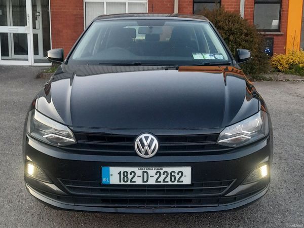 Volkswagen Polo Hatchback, Petrol, 2018, Black