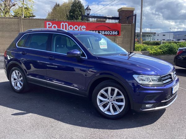 Volkswagen Tiguan SUV, Diesel, 2018, Blue