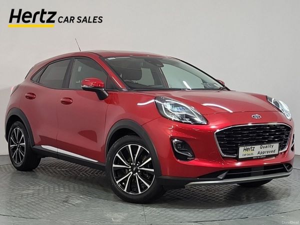 Ford Puma MPV, Petrol Hybrid, 2023, Red