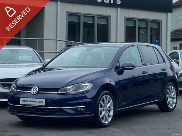 Volkswagen Golf Hatchback, Petrol, 2018, Blue