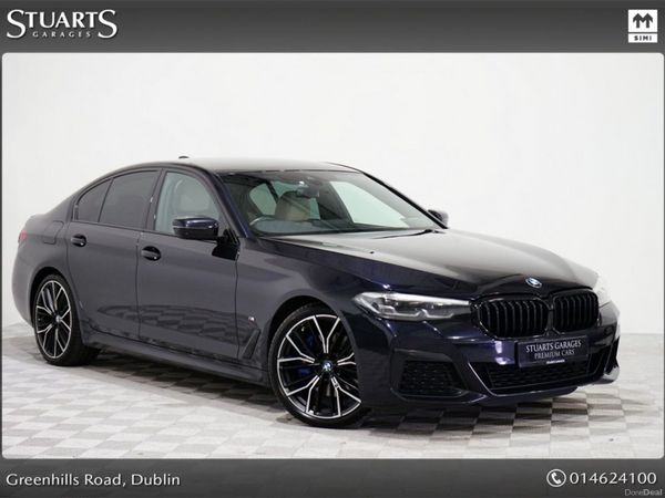 BMW 5-Series Saloon, Diesel, 2021, Black