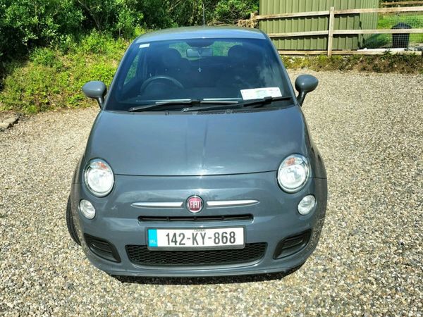 Fiat 500 Hatchback, Petrol, 2014, Grey