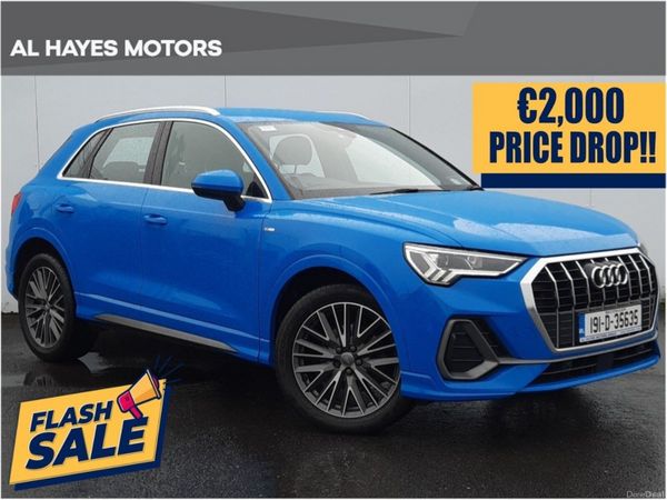 Audi Q3 SUV, Petrol, 2019, Blue