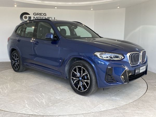 BMW X3 SUV, Petrol Hybrid, 2023, Blue