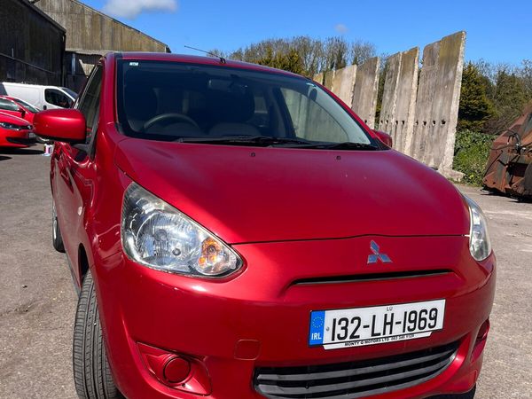 Mitsubishi Mirage Hatchback, Petrol, 2013, Red