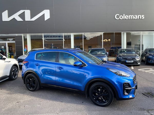 Kia Sportage SUV, Diesel Hybrid, 2021, Blue