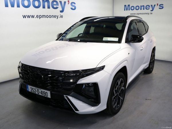 Hyundai Tucson SUV, Petrol Plug-in Hybrid, 2025, White