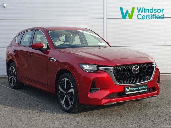 Mazda CX-60 SUV, Petrol Plug-in Hybrid, 2023, Red
