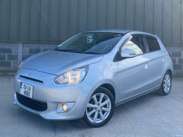 Mitsubishi Mirage Hatchback, Petrol, 2015, Silver