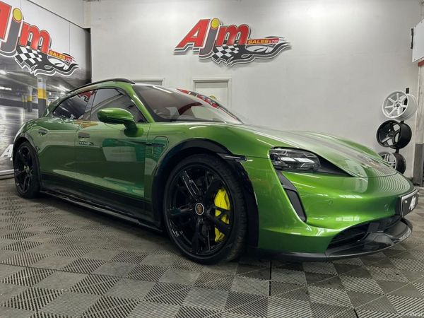 Porsche Taycan Estate, Electric, 2022, Green