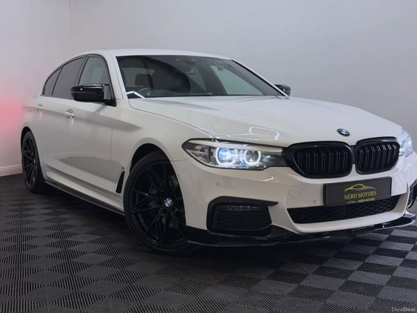 BMW 5-Series Saloon, Petrol Plug-in Hybrid, 2018, White