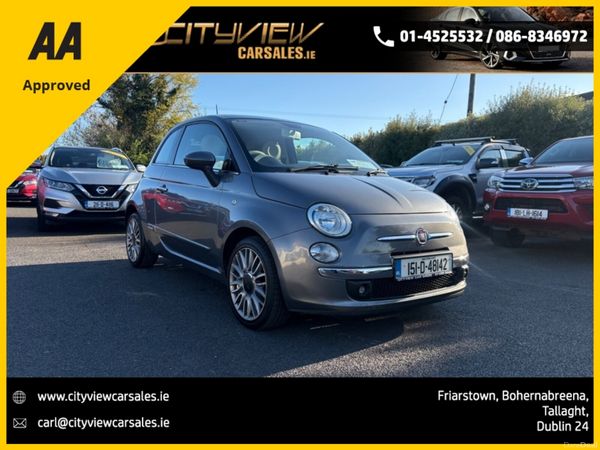 Fiat 500 Hatchback, Petrol, 2015, Grey