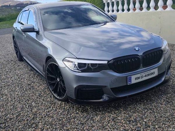 BMW 5-Series Saloon, Diesel, 2019, Blue