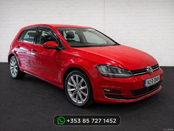 Volkswagen Golf Hatchback, Petrol, 2014, Red