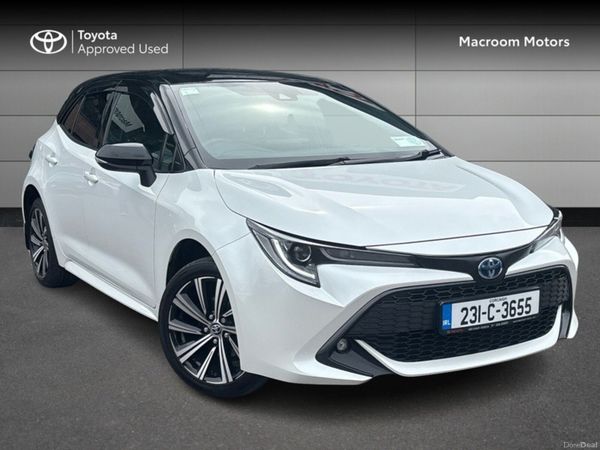Toyota Corolla Hatchback, Petrol Hybrid, 2023, White