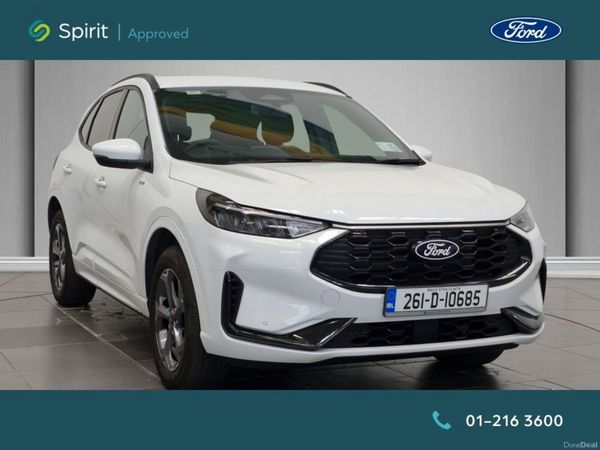 Ford Kuga SUV, Petrol Plug-in Hybrid, 2026, White