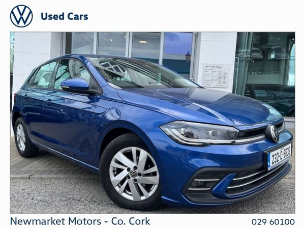 Volkswagen Polo Hatchback, Petrol, 2023, Blue