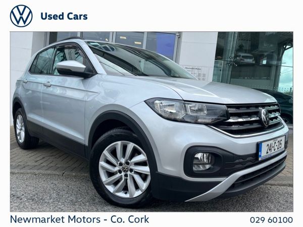 Volkswagen T-Cross SUV, Petrol, 2024, Silver