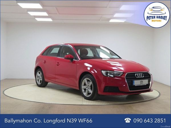 Audi A3 Hatchback, Diesel, 2017, Red