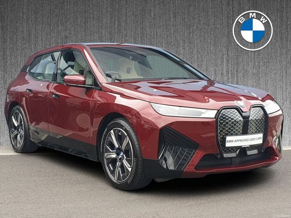 BMW iX SUV, Electric, 2023, Red