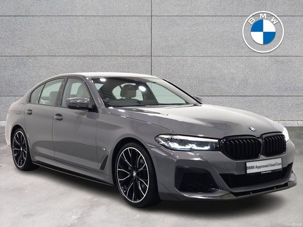 BMW 5-Series Saloon, Diesel Hybrid, 2022, Grey