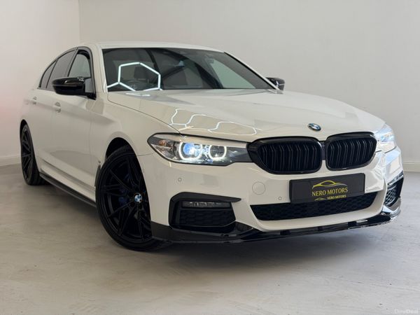 BMW 5-Series Saloon, Petrol Plug-in Hybrid, 2018, White
