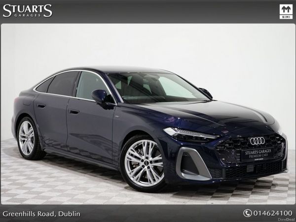 Audi A5 Saloon, Petrol Plug-in Hybrid, 2026, Blue