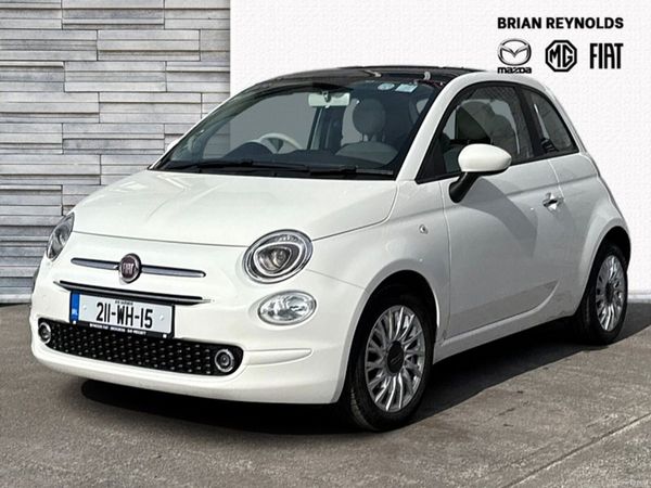 Fiat 500 Hatchback, Petrol, 2021, White