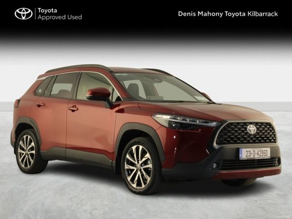 Toyota Corolla Cross SUV, Petrol Hybrid, 2023, Red
