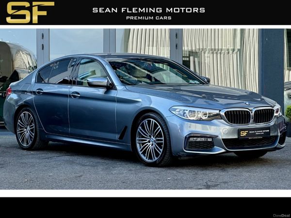 BMW 5-Series Saloon, Diesel, 2018, Blue